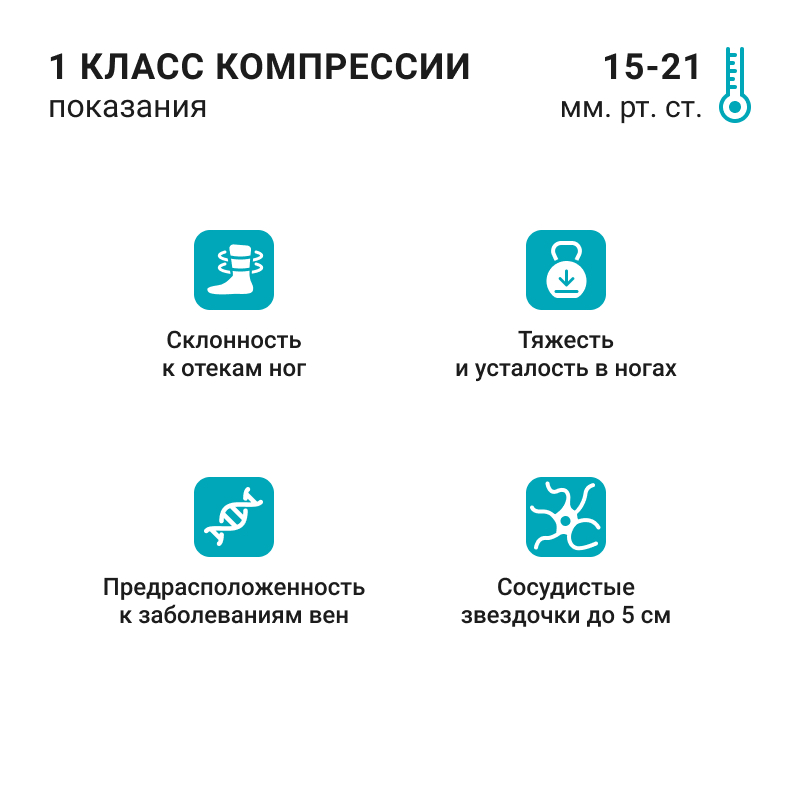 Компрессионные колготки для беременных 1С402 VENOTEKS, 1 класс купить в OrtoMir24